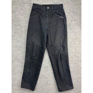 Vintage Rockies Western Jeans Women's 29/9 Black Denim High Rise USA Cowgirl